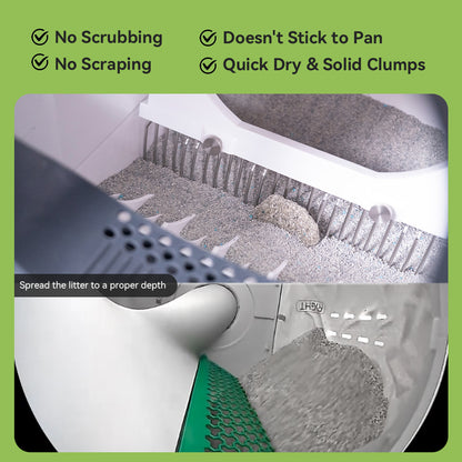 LALAHOME Upgrade Bentonite Litter Sodium Mineral Cat Litter