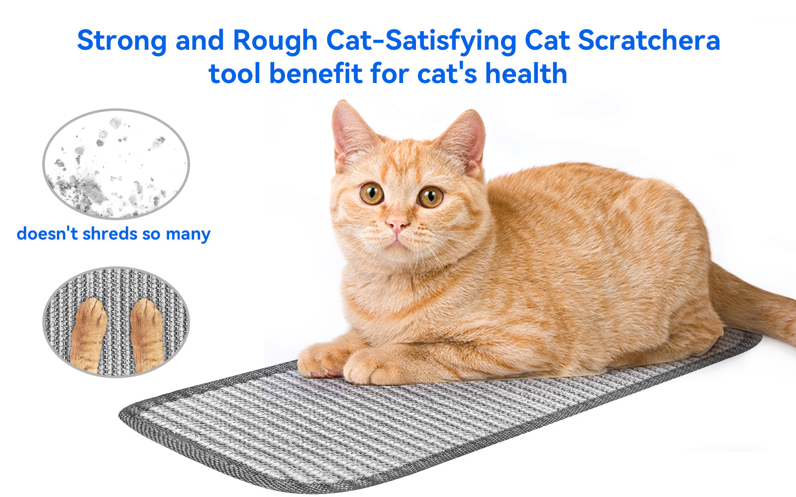 Sisal Cat Scratcher Mat - LalaHome